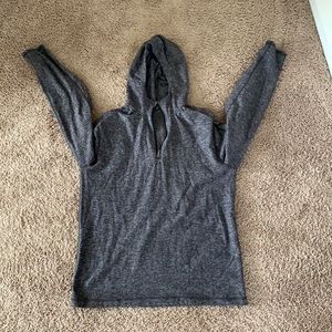 Lululemon Surge Warm Hoodie Heathered Black
